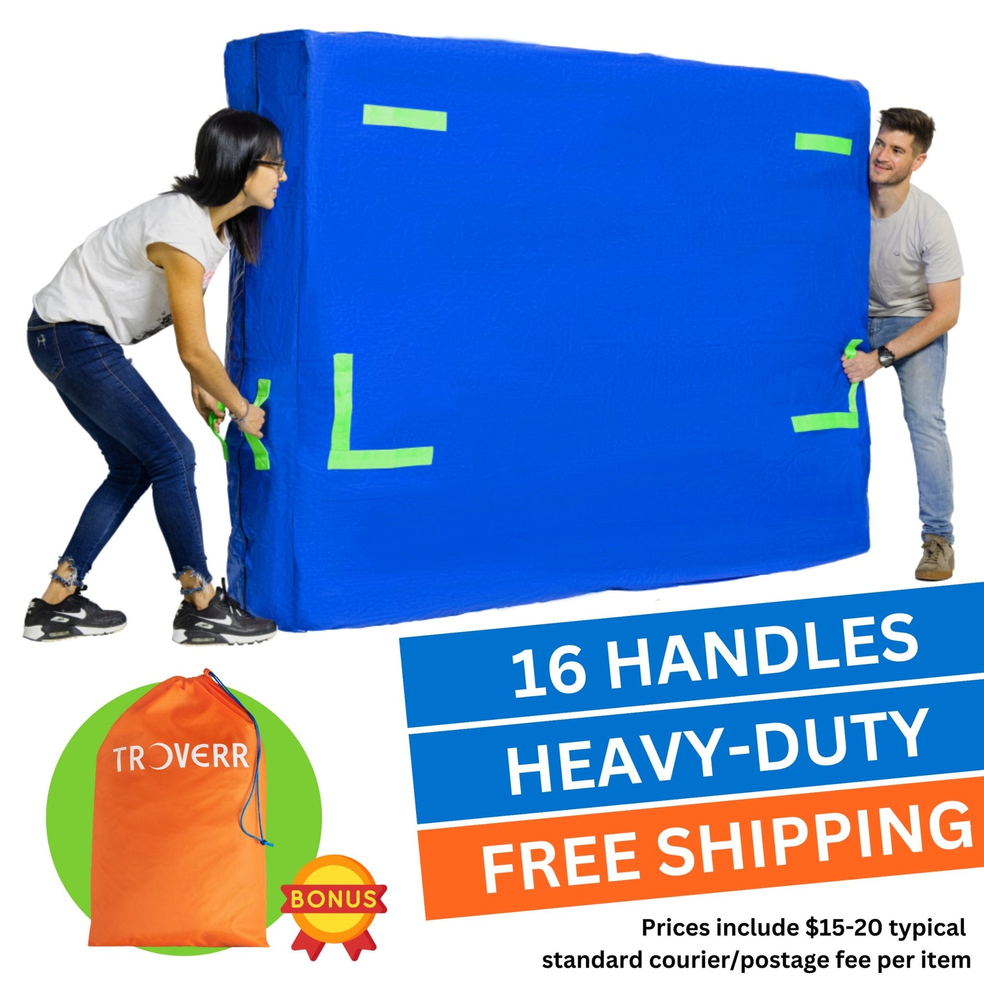 Mattress Bag For Moving, Mattress Storage Bag - TROVERR Australia - Mattress bag - TROVERR Australia - TROVERR