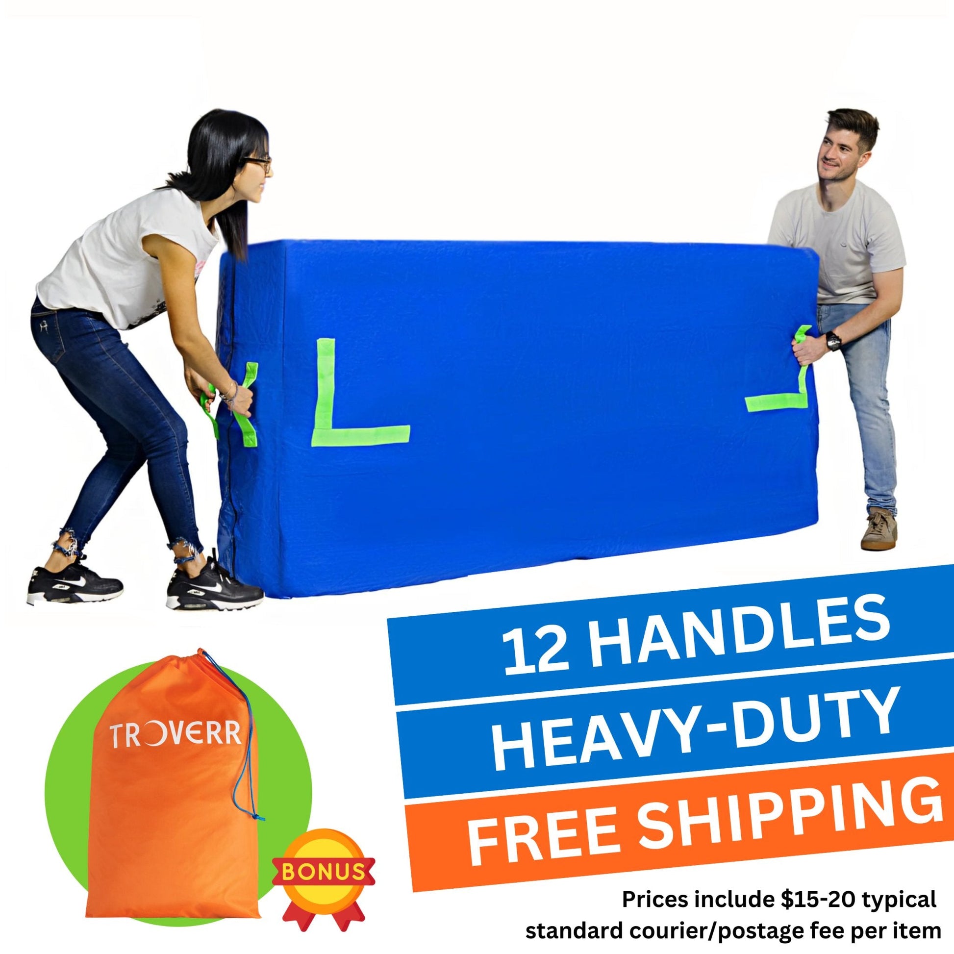 Mattress Bag For Moving, Mattress Storage Bag - TROVERR Australia - Mattress bag - TROVERR Australia - TROVERR